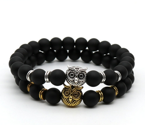 Fashion Antique Animal Owl Head Bracelet