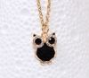 Vintage Retro Shell Owl Drill Collarbone Chain Necklace