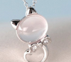 New Fashion Pink Cute Cat Pendant Necklace