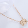 Origami Elephant Geometric Origami Animal Necklace