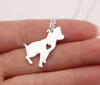 Pit Bull Necklace Pitbull Dog Pendant