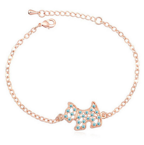 Austrian Crystal Jewelry Dog Bracelets