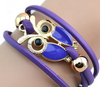 Fashion Owl Cuff Bracelet Vintage Multi-layer Bangle